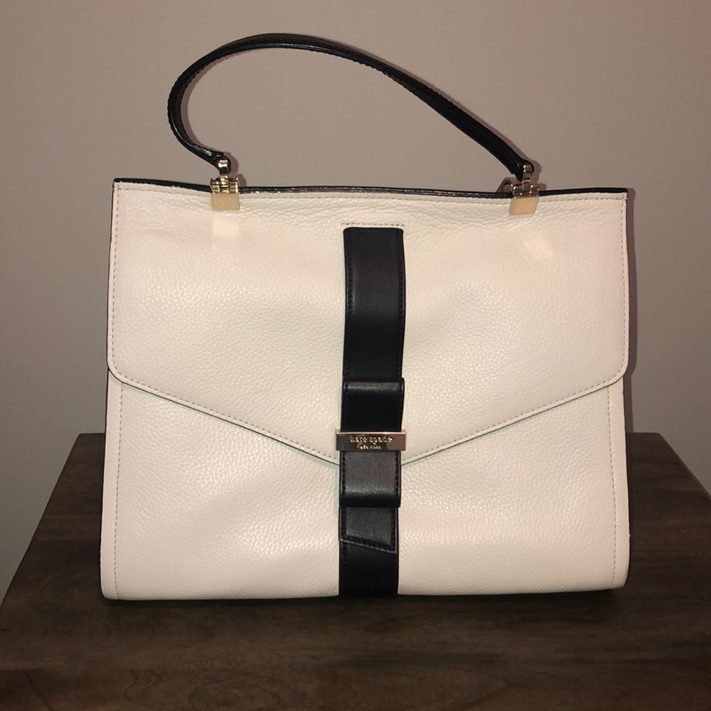Kate Spade white and black bag